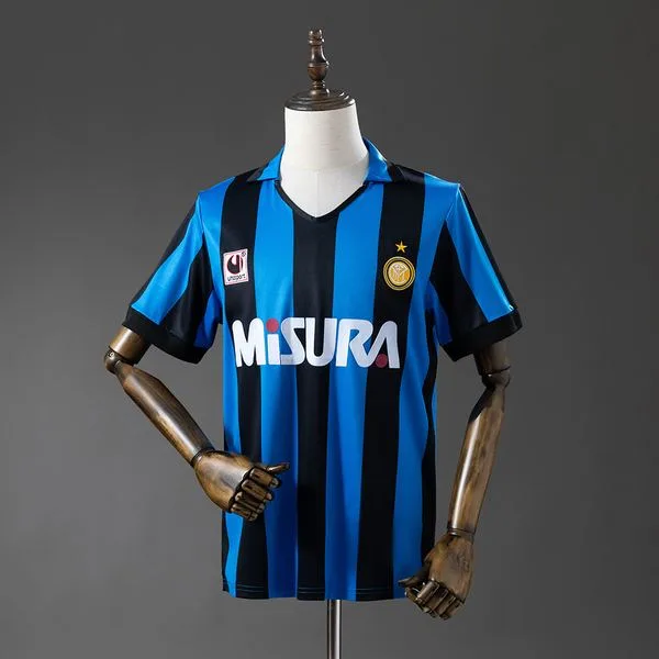 Camiseta de fútbol Inter Milan 1990/91 LOCAL MANGA CORTA VERSION FAN